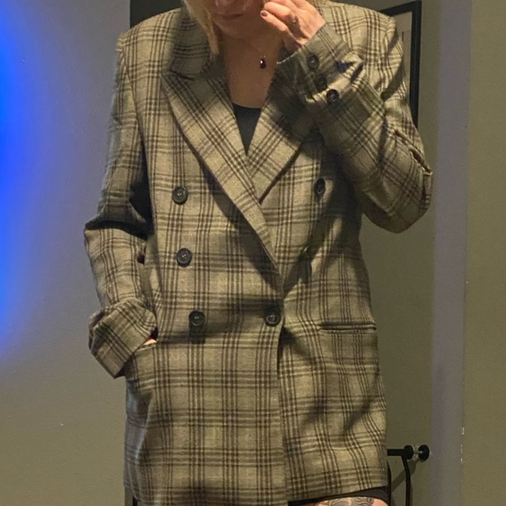 FREE PEOPLE Blazer - Ashby Plaid “BLACK COMBO”